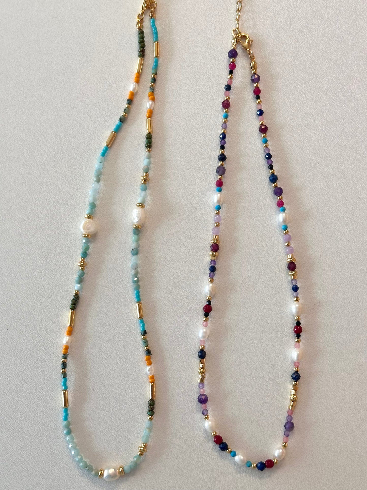 Beaded Necklace For Two