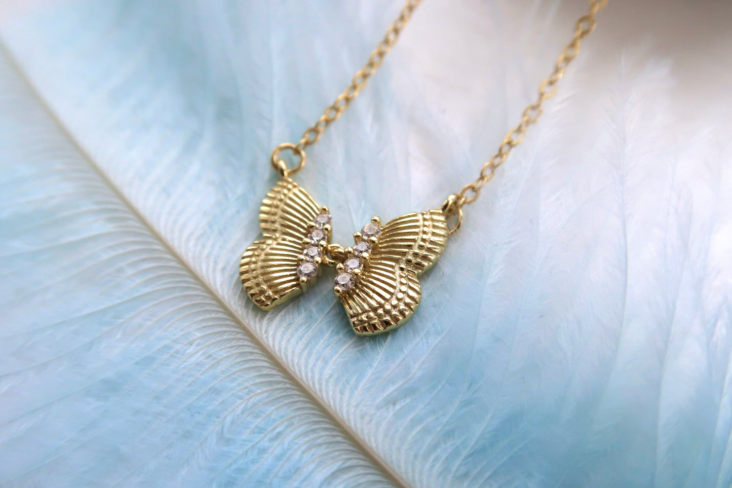 Gold Butterfly Necklace