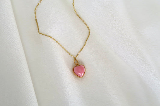 Natural Australia Pink Queen Conch Shell Necklace