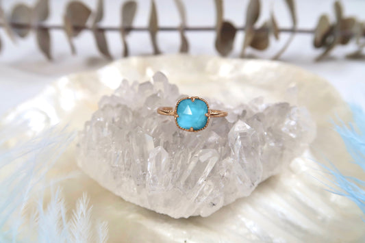 Doublet Turquoise Ring