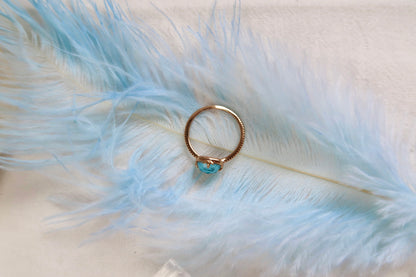 Doublet Turquoise Ring