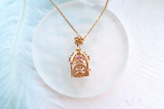 Victorian-Style Birdcage Necklace